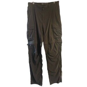 REI Co-op Sahara Gray Convertible Zip Off Pants Men 36-36 Hike Trail Outdoors